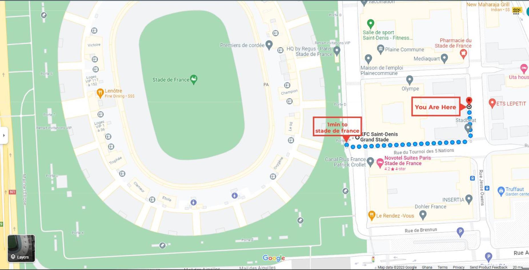 F2 Paris 10Eme Gare Du Nord - Stade De France - Parking Saint-Denis  Zewnętrze zdjęcie